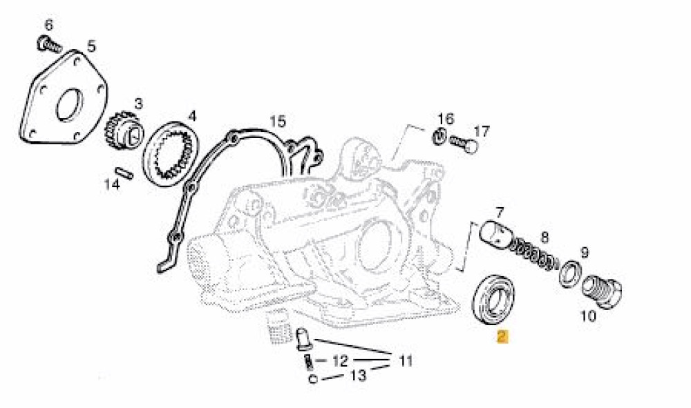 90322669 Oilpump seal C20XE C20LET Motorsport